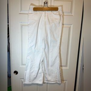 Express Women's White 70's Flare Jeans